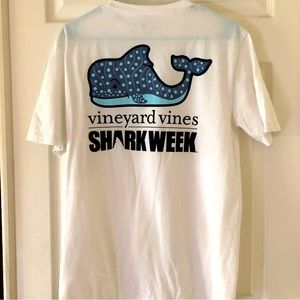 Vineyard Vines x Shark Week White Tee